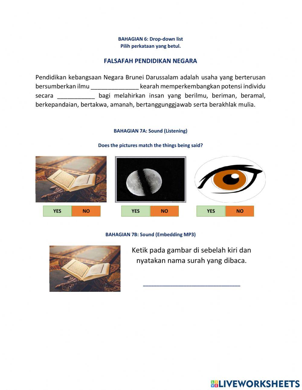 Bengkel Liveworksheets.com