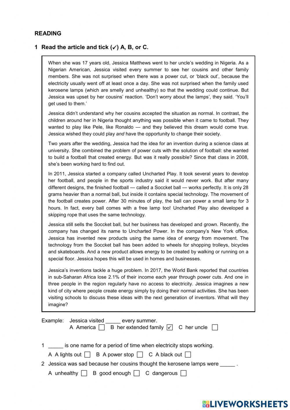 English file inter 4th unit 2