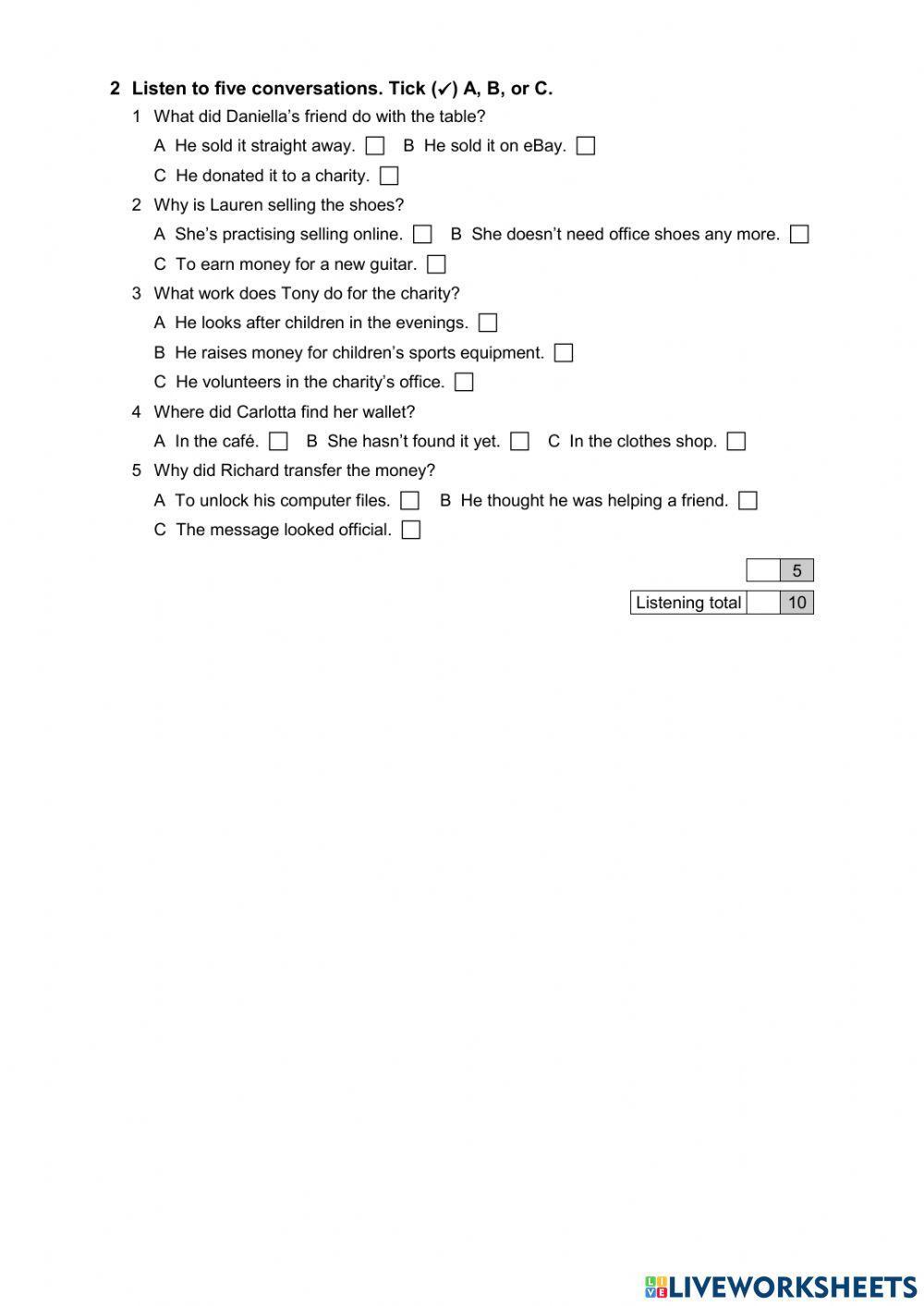 English file inter 4th unit 2