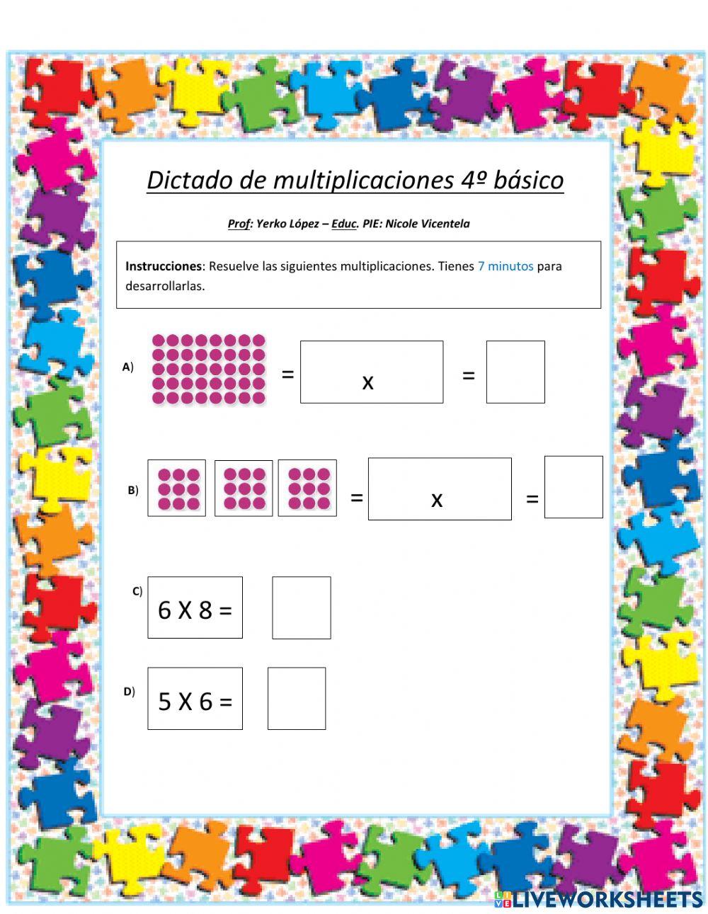 Multiplicaciones