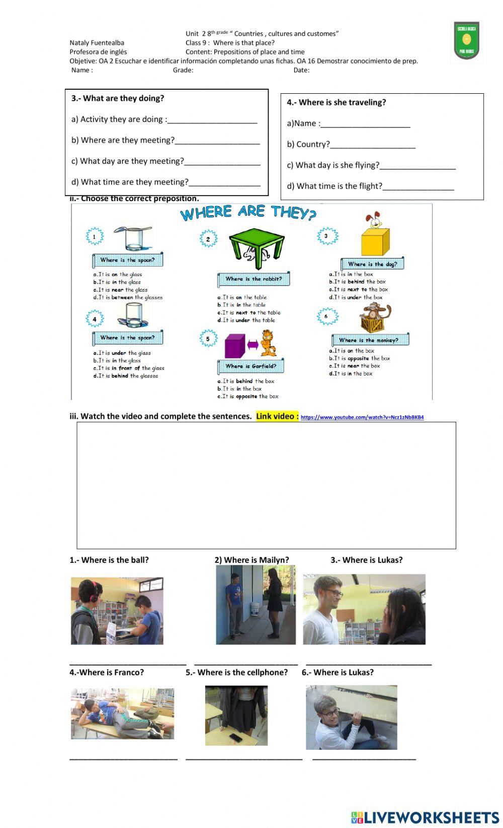 Class 5 unit 2 8th grade