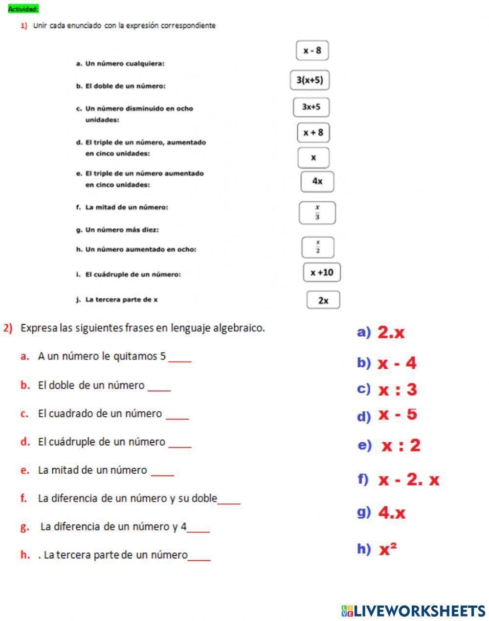 Act. 15-lenguaje algebraico