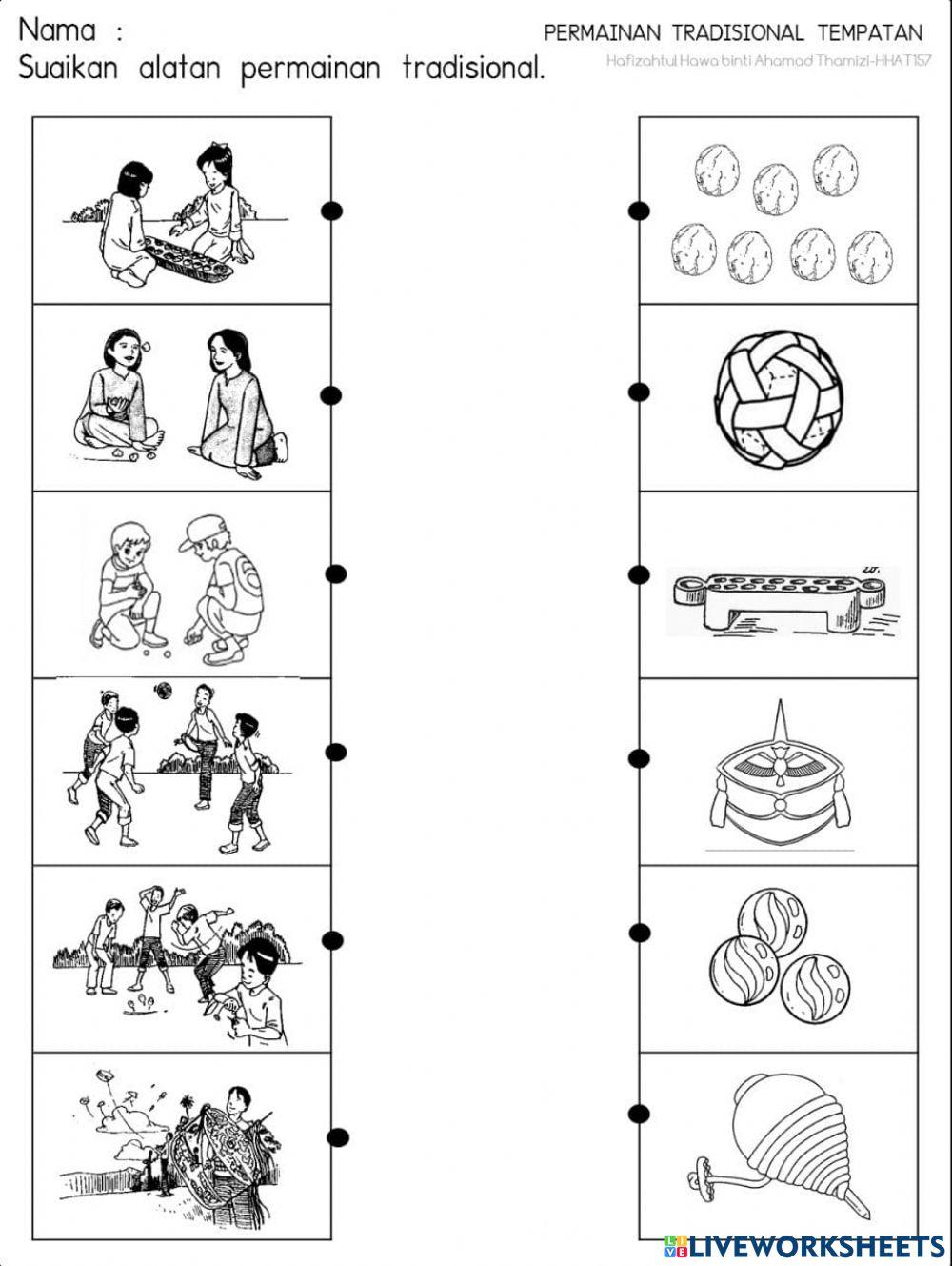 Join and match worksheet | Live Worksheets