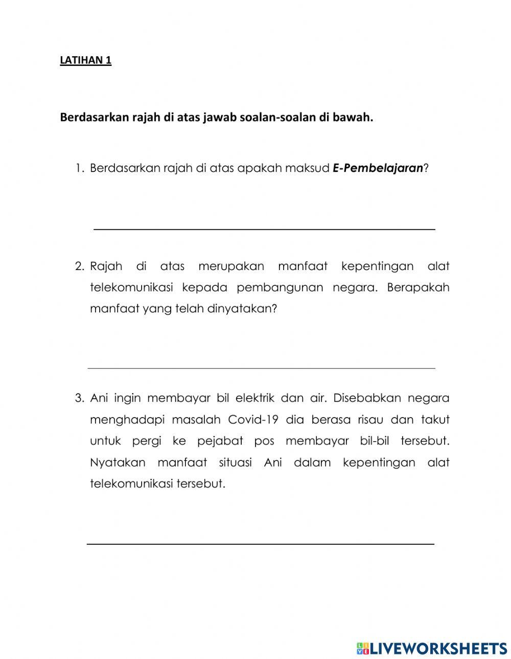 Kepentingan alat telekomunikasi dalam kehidupan harian