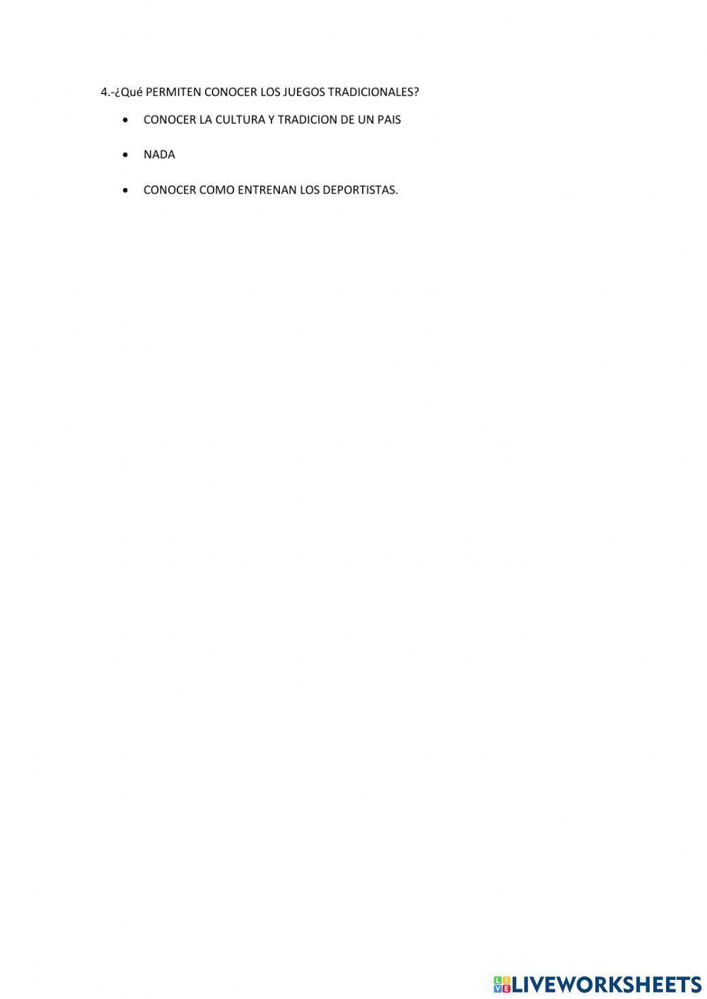 Juegos tradicionales