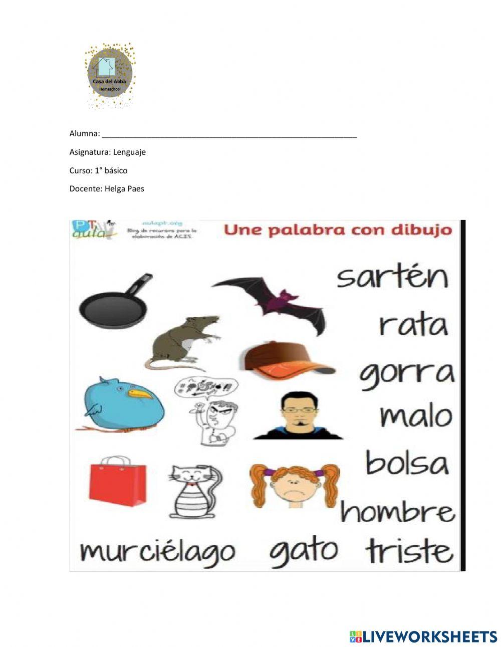 Lectura online exercise for 1° básico | Live Worksheets