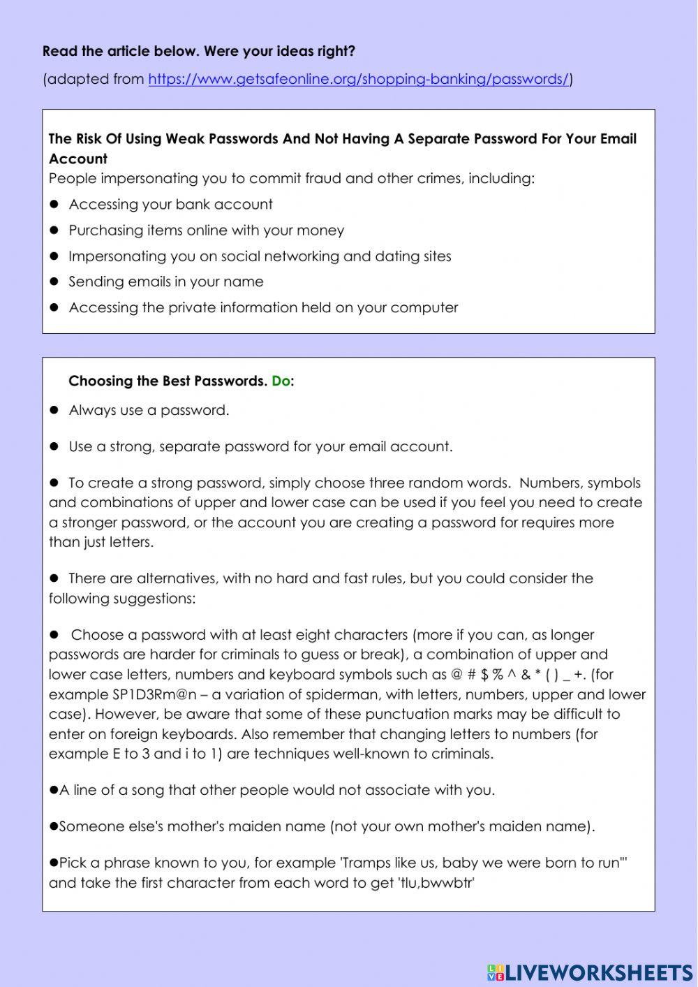 E3 L1 H&S Digital Skills Part 2 TERM 2 E3 L1 H&S Digital Skills Part 2 TERM 2