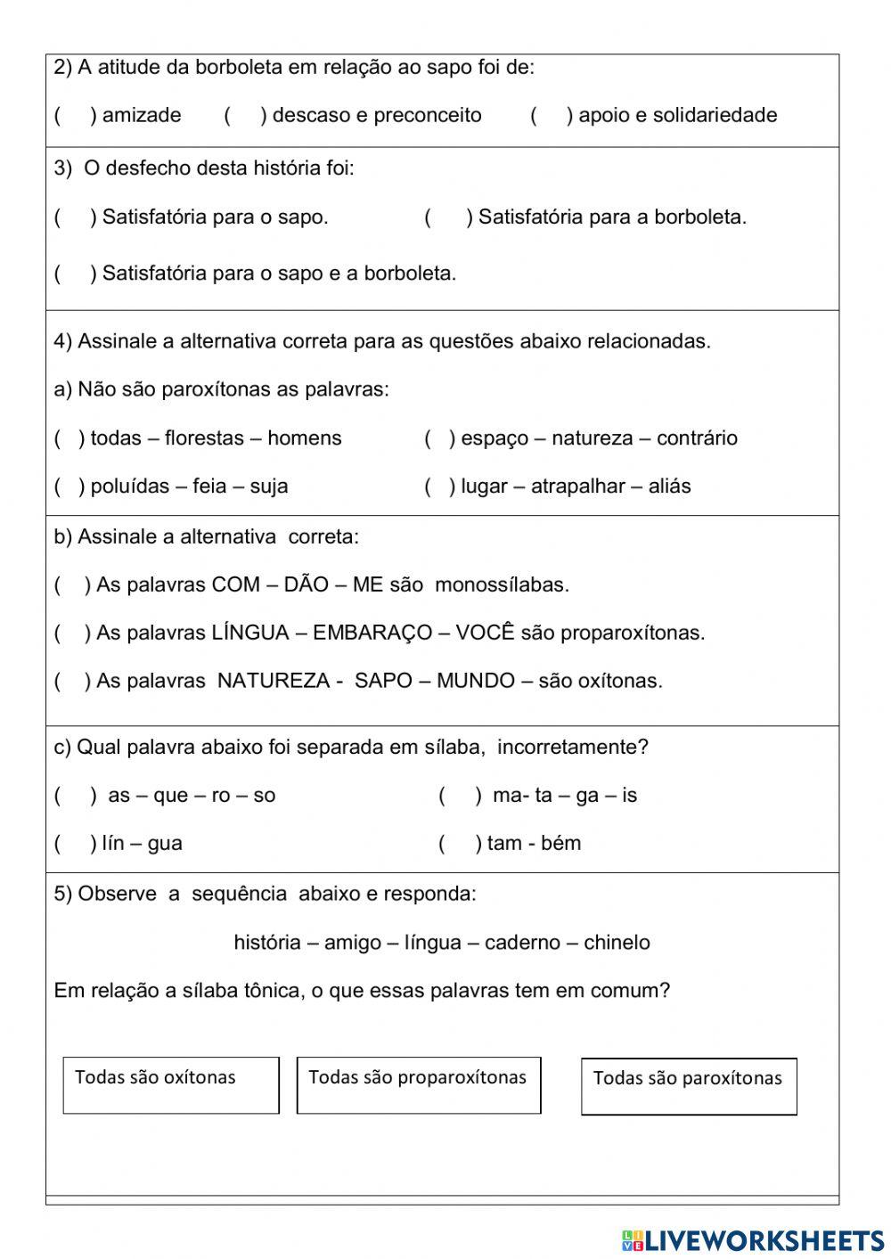 Classificação quanto a tonicidade