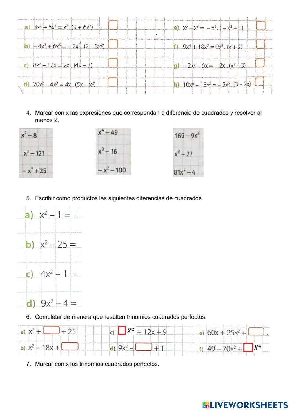 Unidad 2 expresiones algebraicas