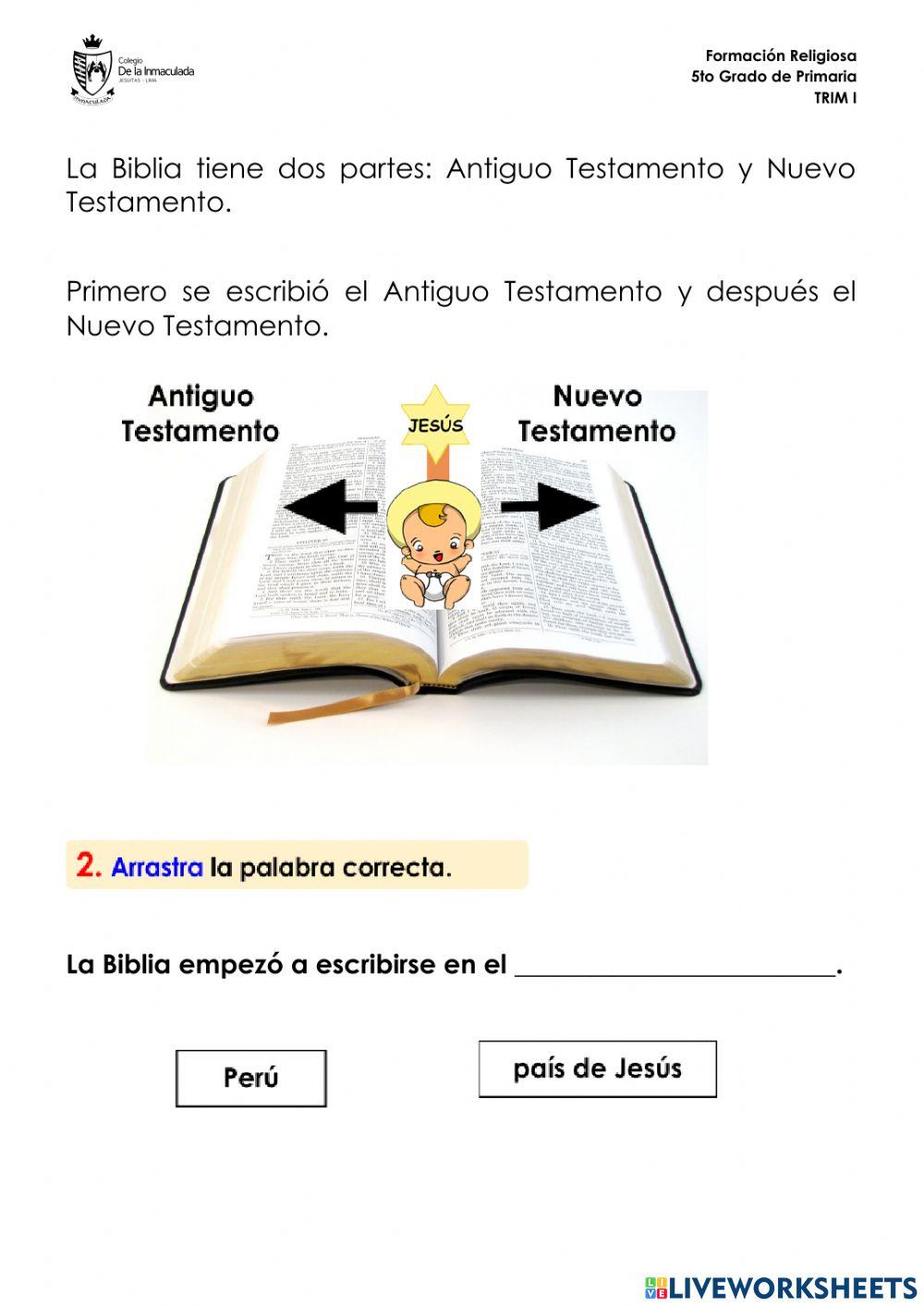 La Biblia: Proceso de Escritura
