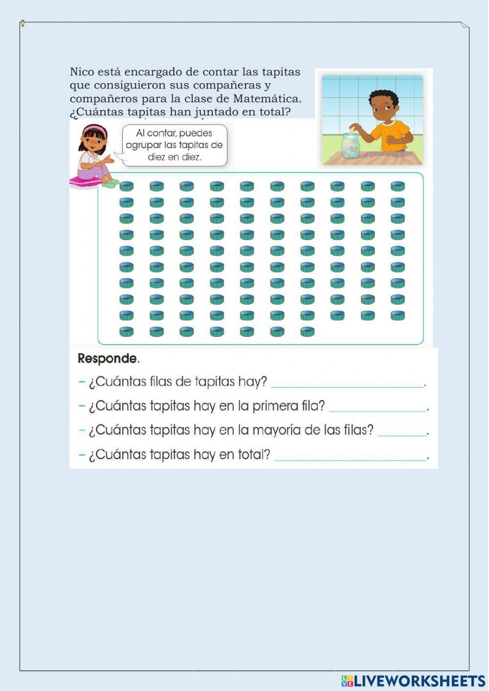 Estimamos y contamos muchos objetos