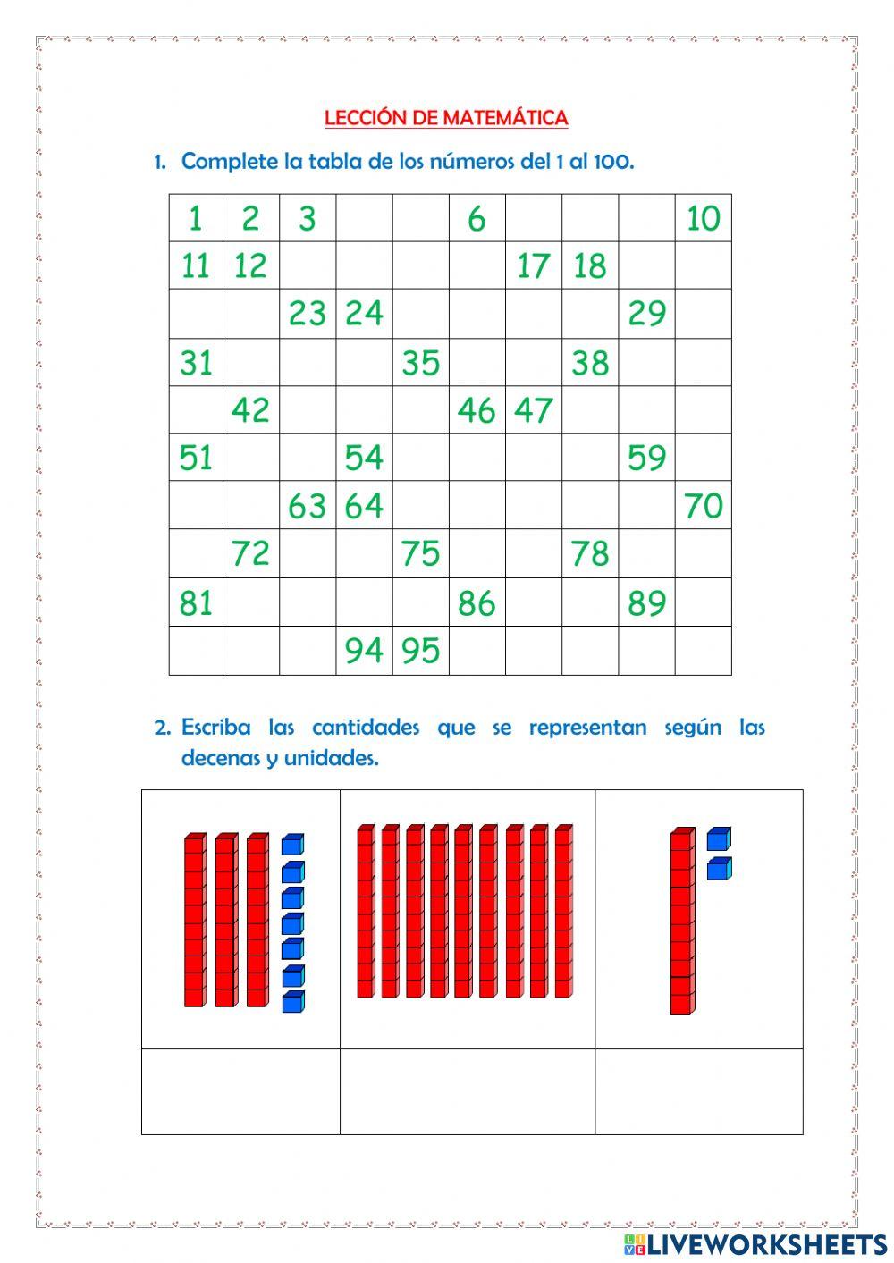Lección- 2° quimestre