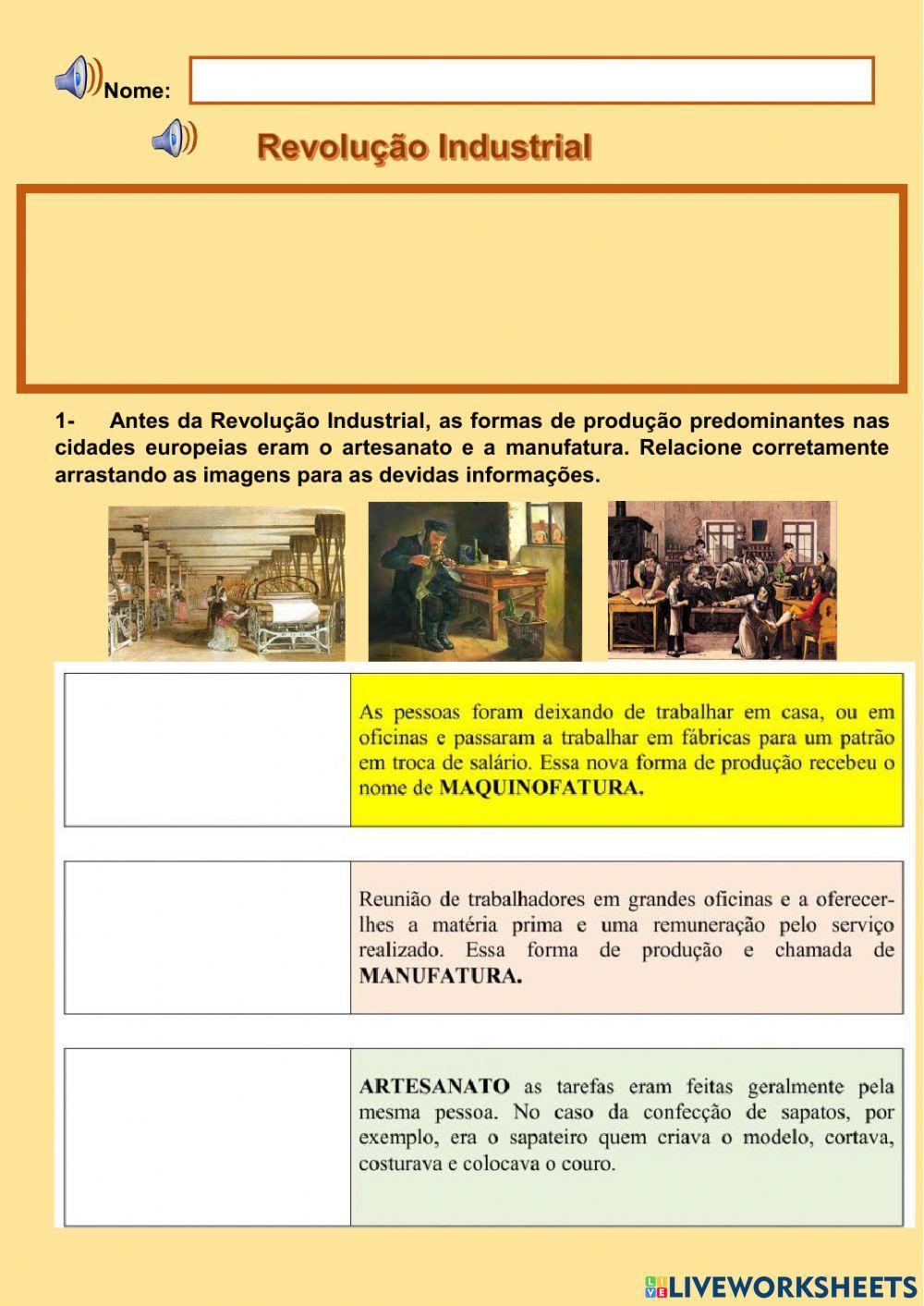 Revolução Industrial Revolução Industrial