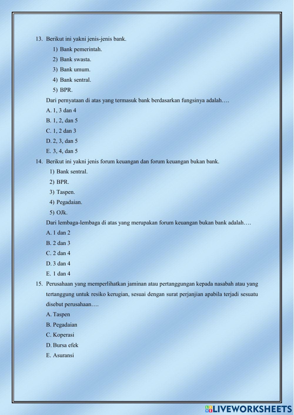 Lembaga Jasa Keuangan Perbankan