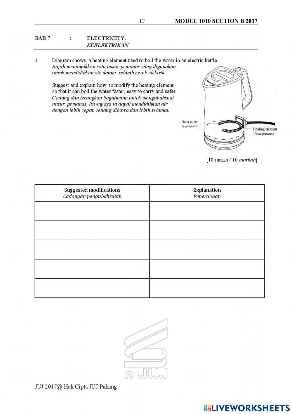 T5-Bhgn C-Bab 3 Elektrik  (JUJ 2017)