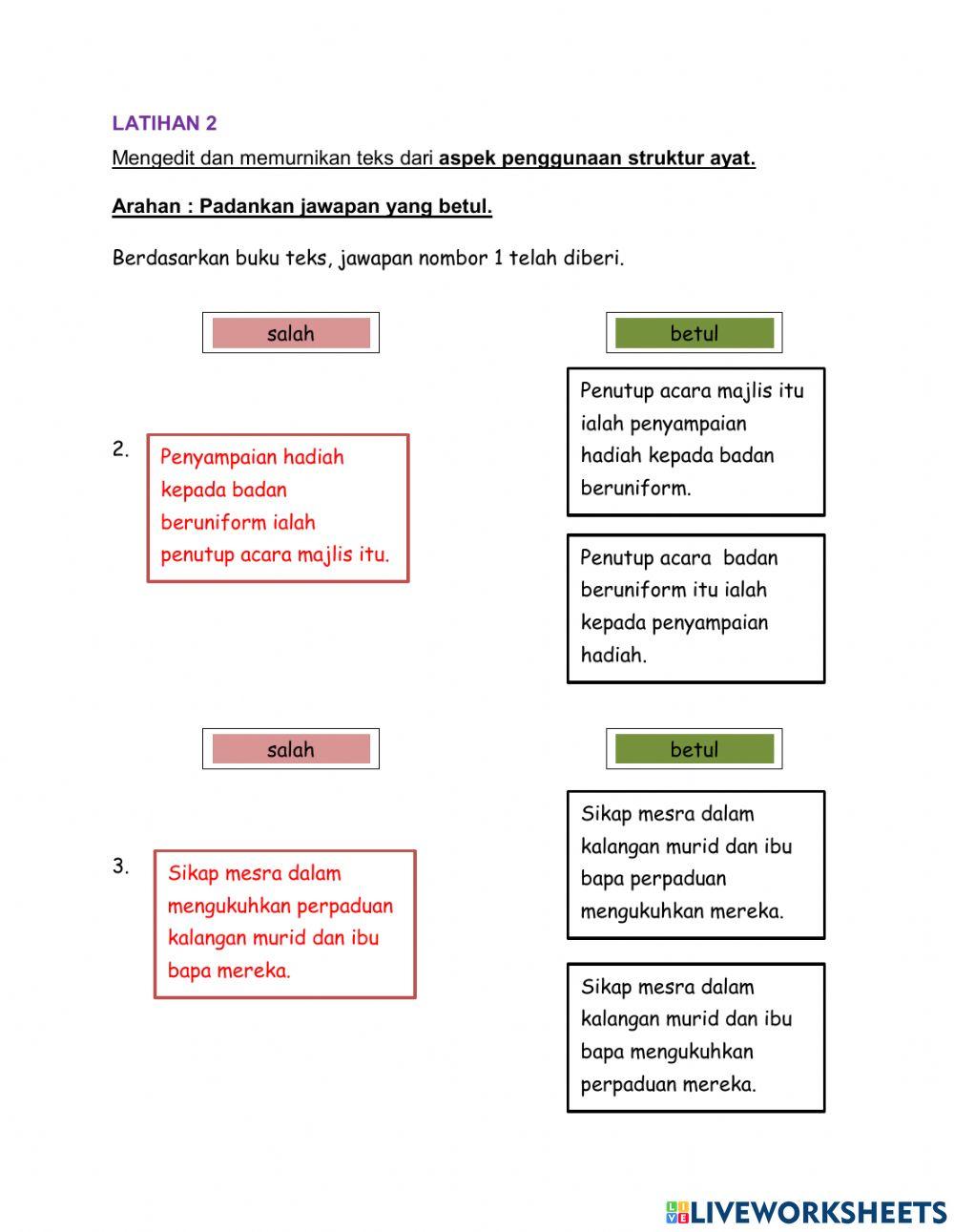 Mengedit dan memurnikan teks