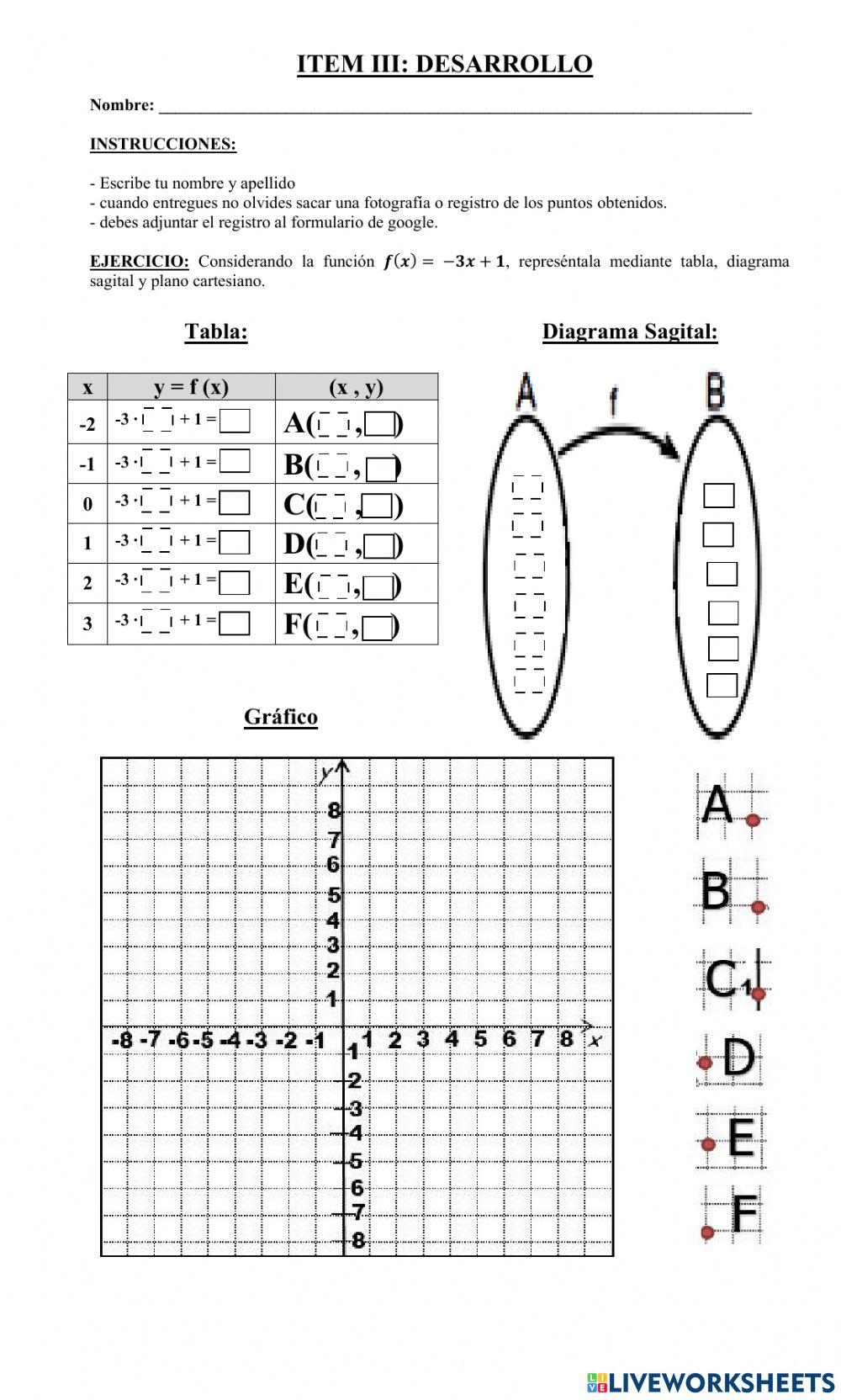 Desarrollo funciones