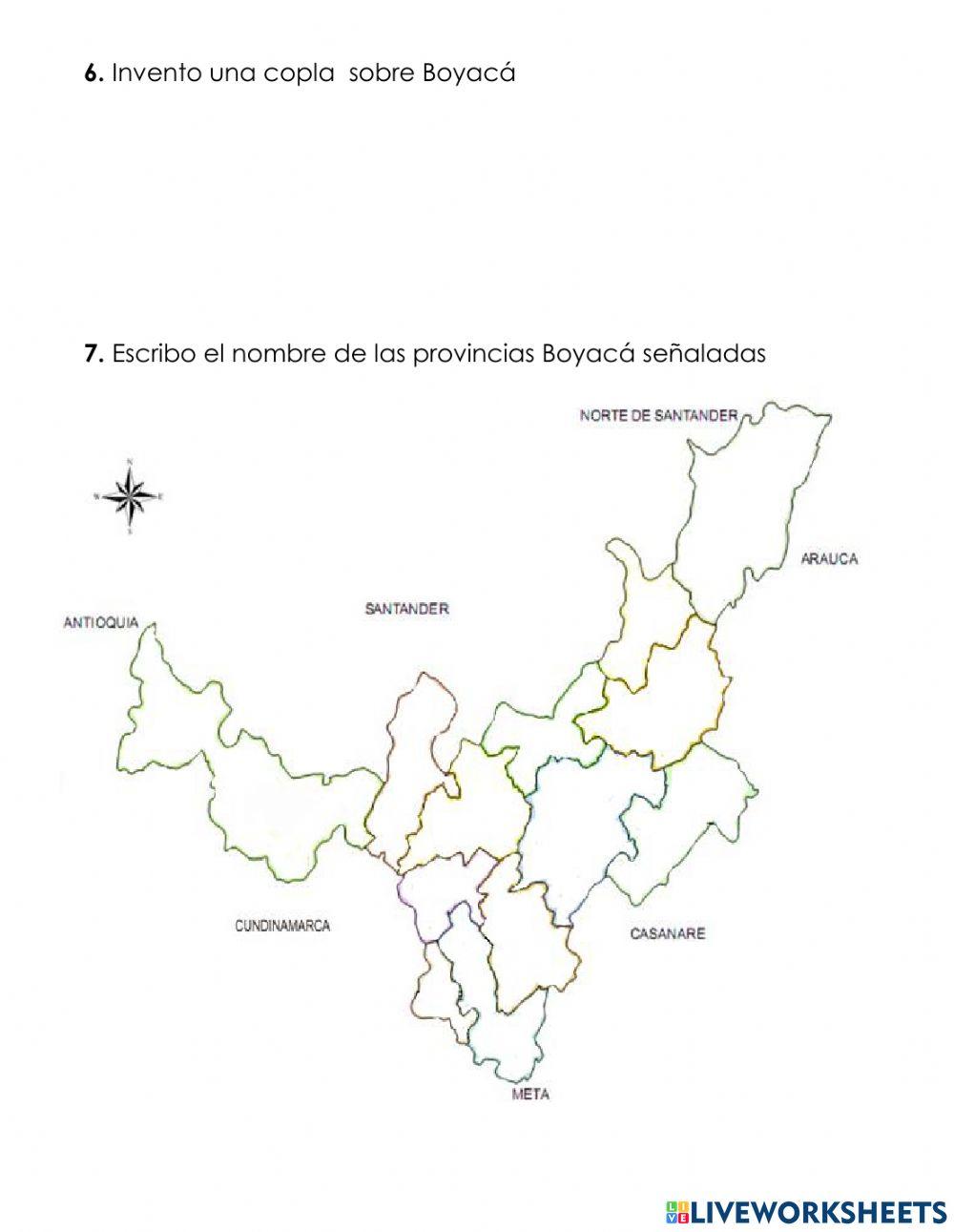 Departamento de boyacá