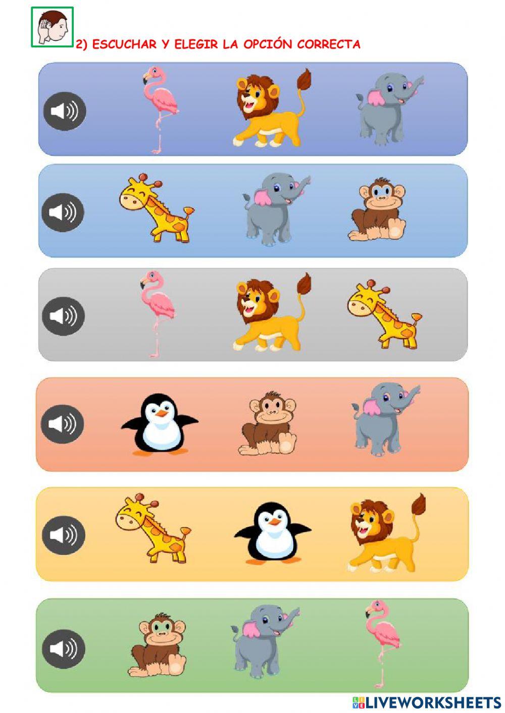 Wild Animals and Actions