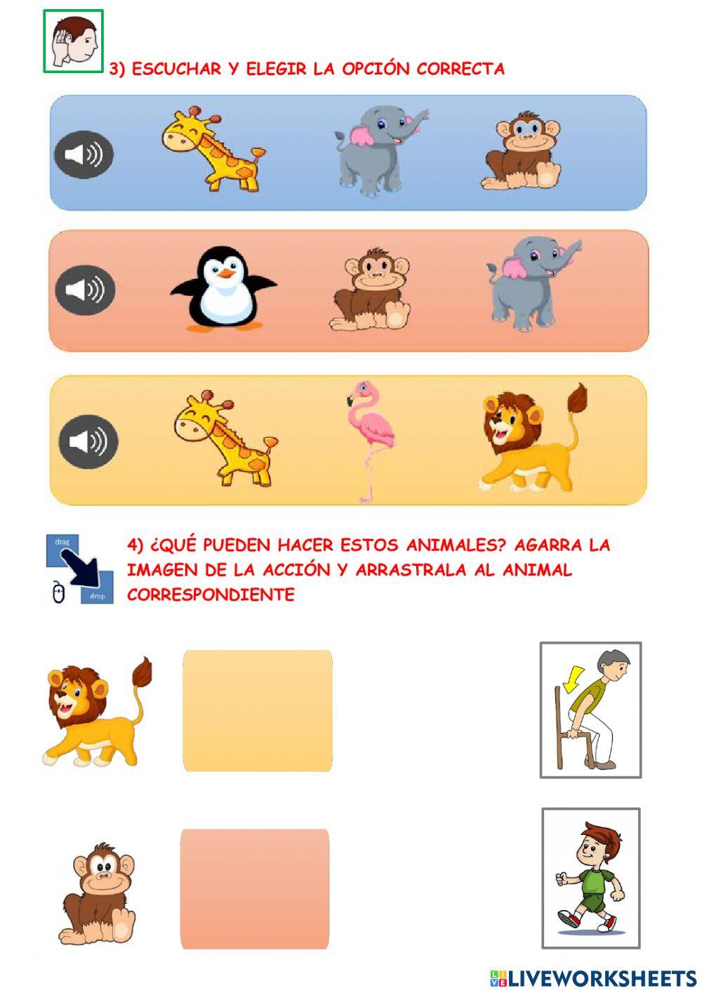 Wild Animals and Actions