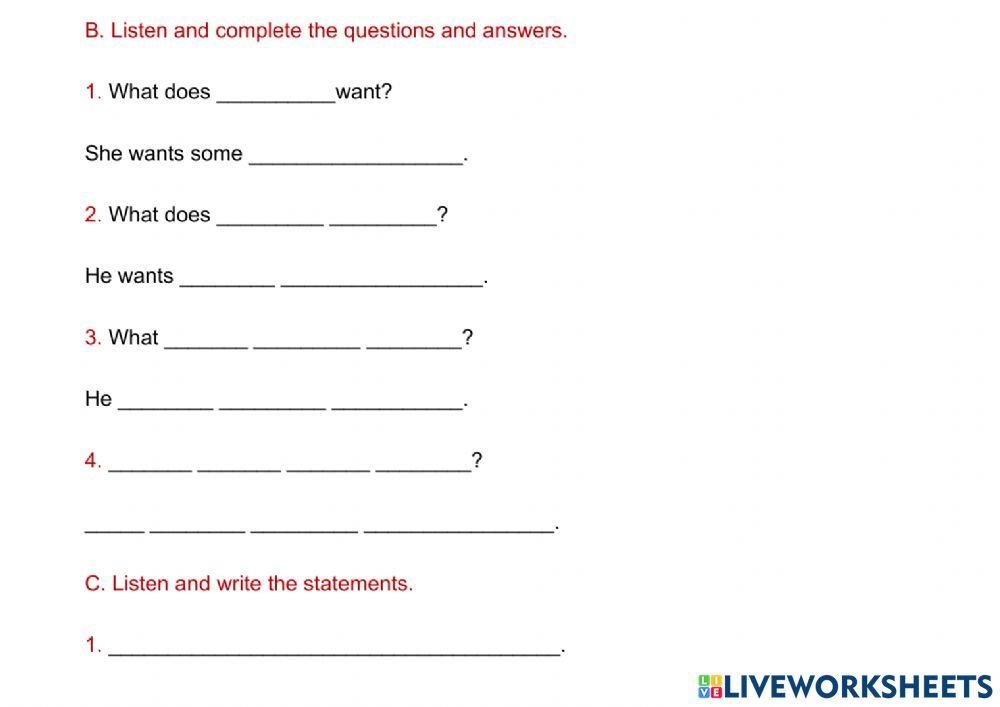 4th UNIT 1 REVIEW-LISTENING