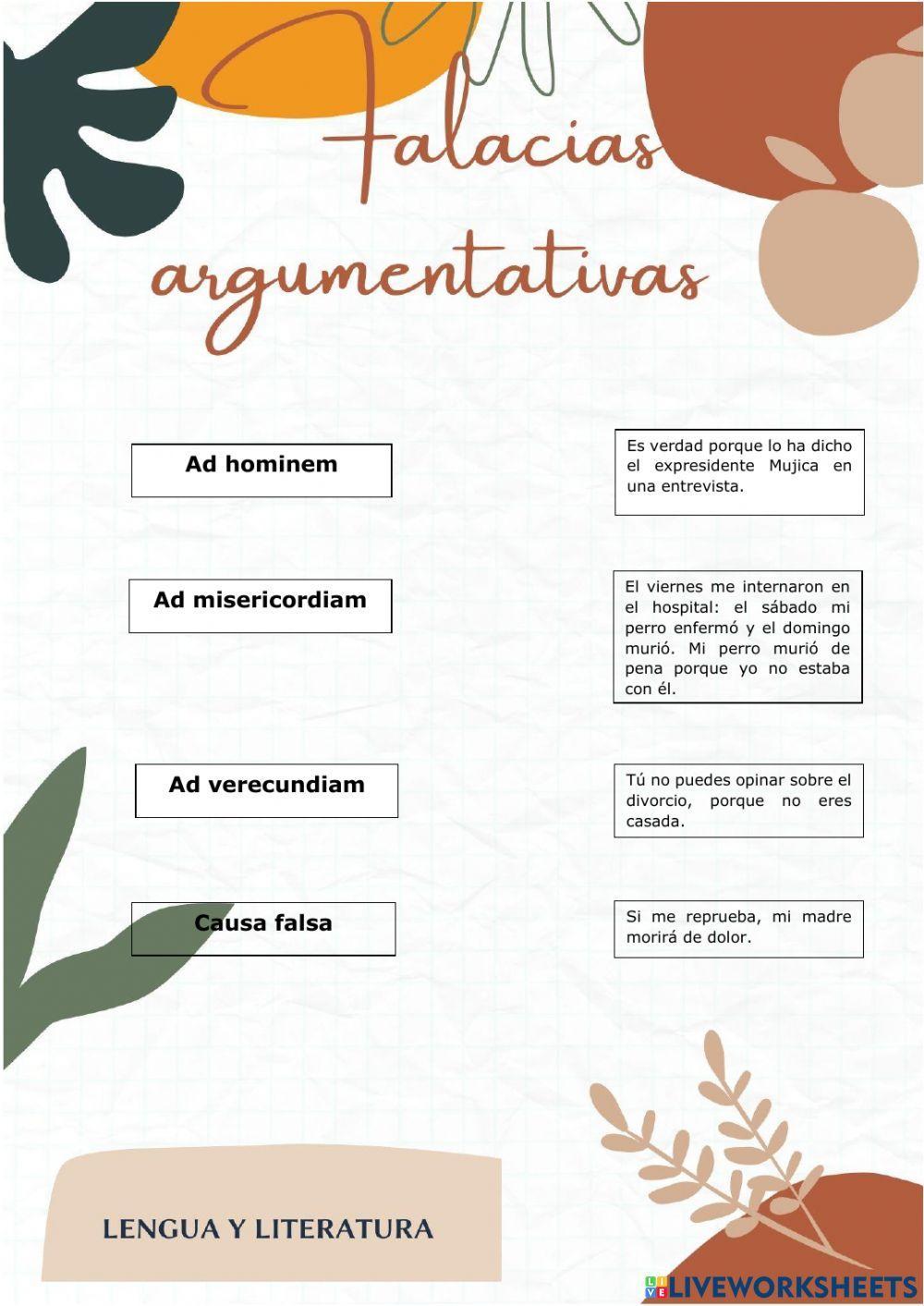 Falacias argumentativas