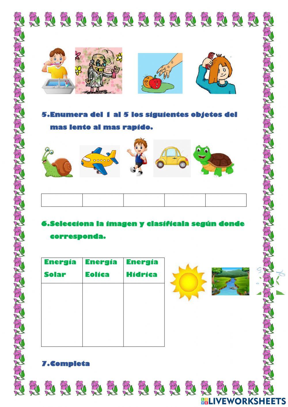 Evaluación Ciencias vertebrados tercero