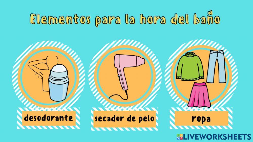 Ficha complementaria -La hora del baño-