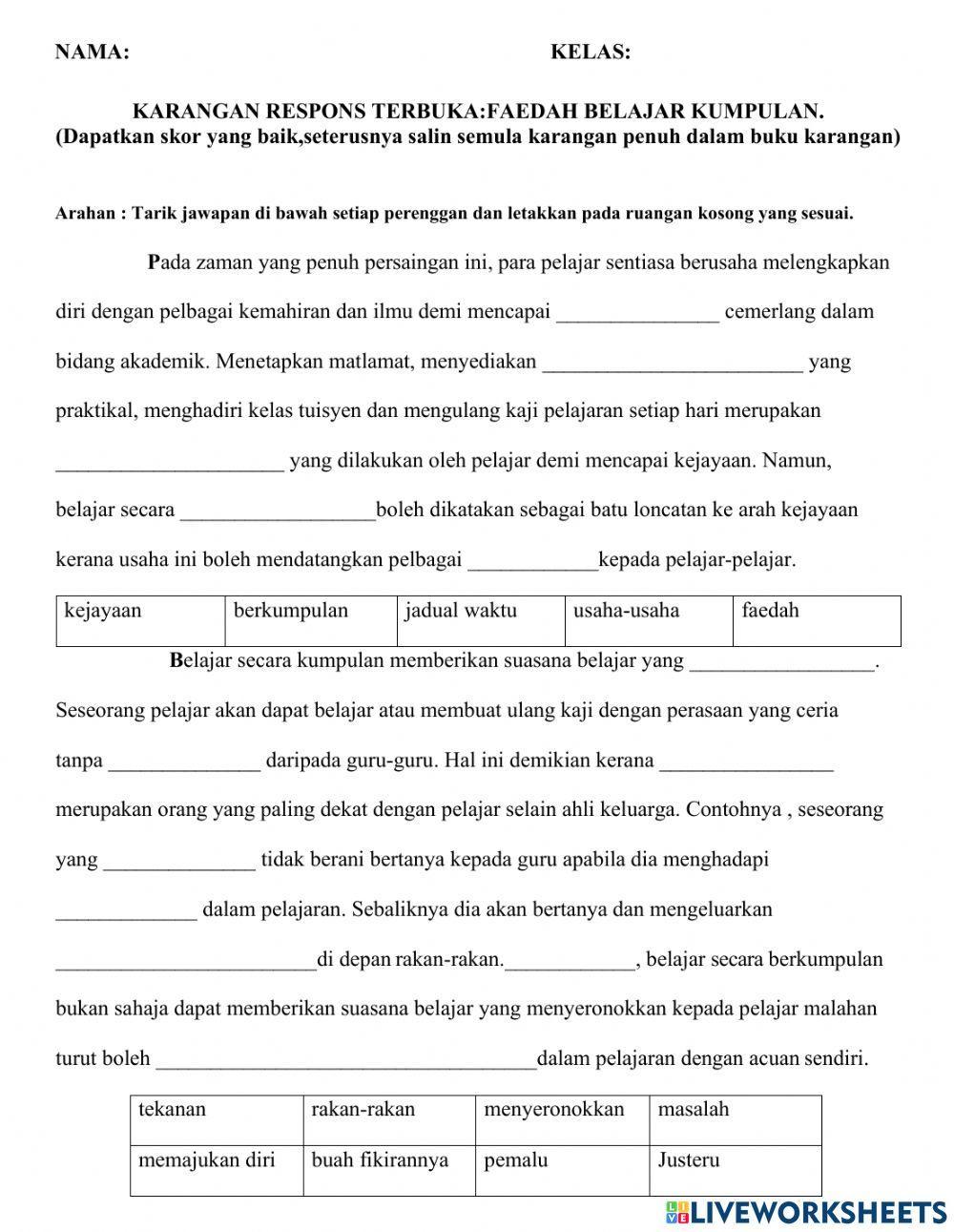 Faedah belajar berkumpulan