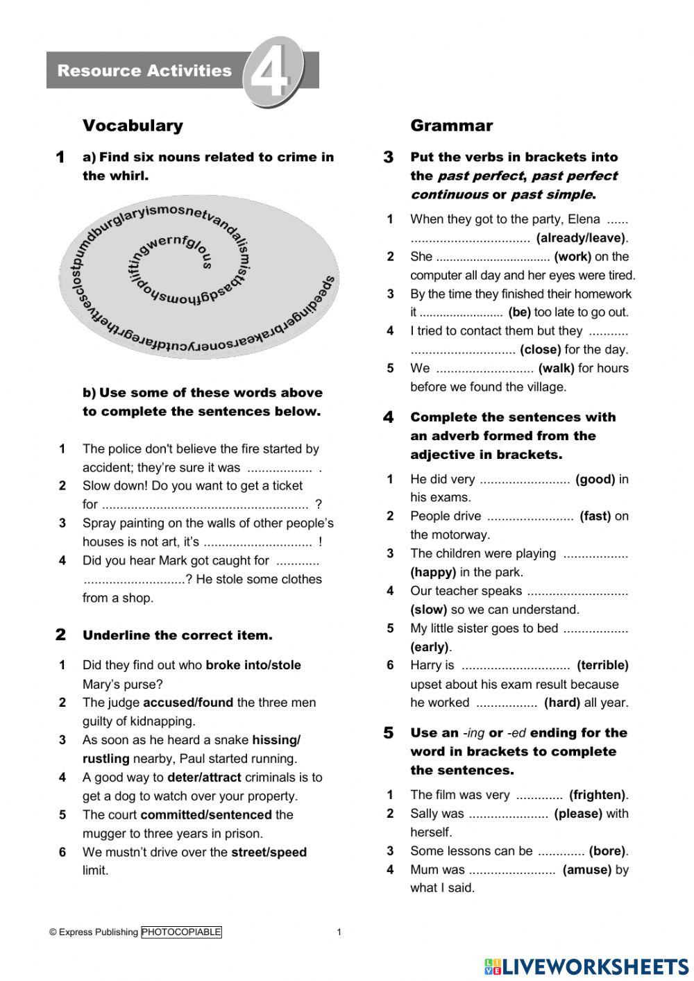 Resource Activities Module4 M3 Spark
