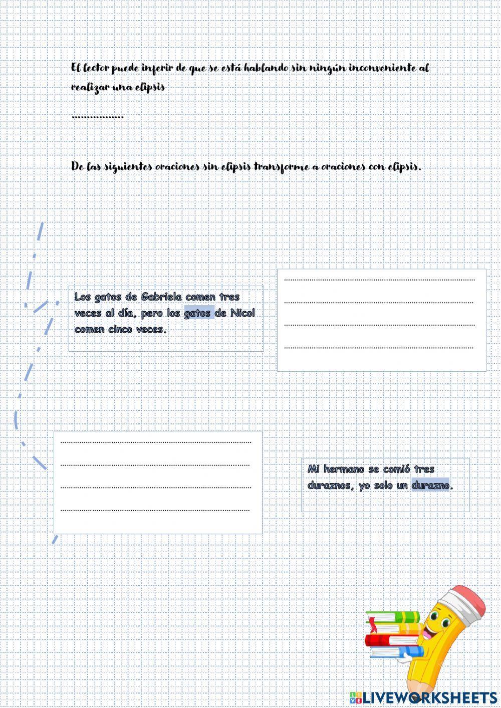 Cohesión textual: Elipsis