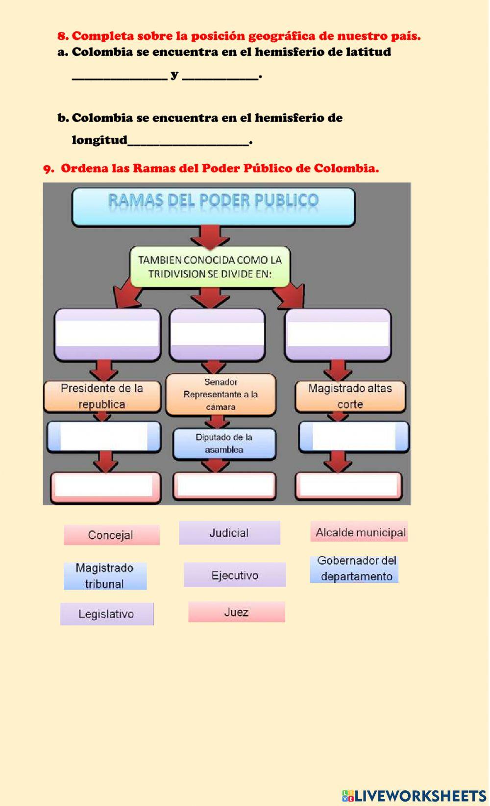 Evaluación sociales 4° II periodo