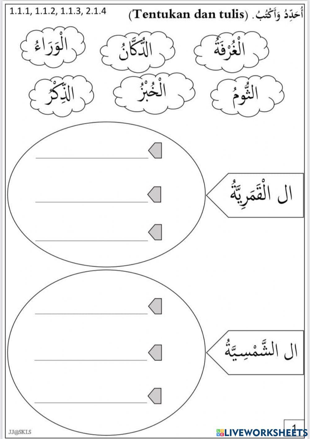 حول في المدرسة ( ال قمرية و ال شمسية)