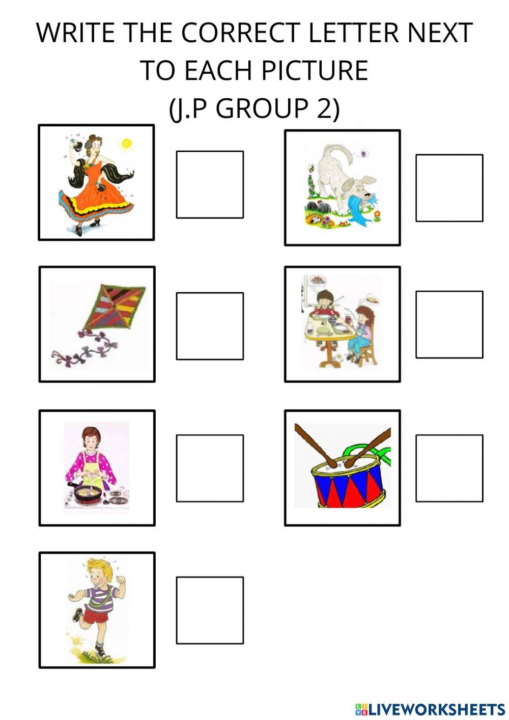 Jolly phonics group 2 exercise | Live Worksheets