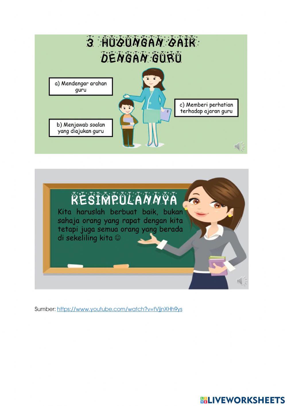 Membina Hubungan baik dengan keluarga, rakan dan guru