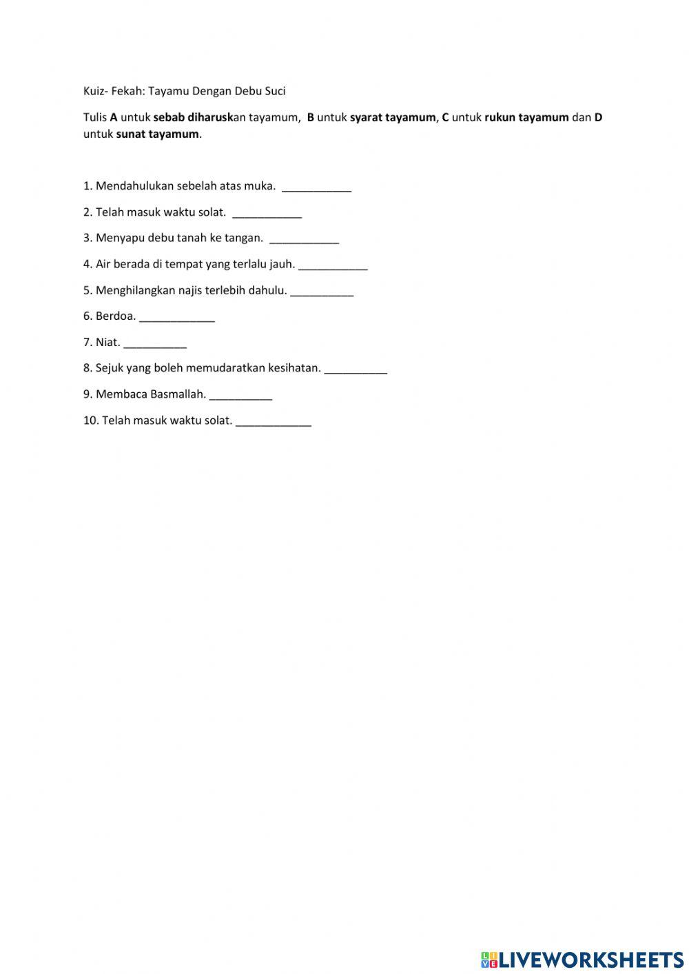 Tayamum dengan debu suci