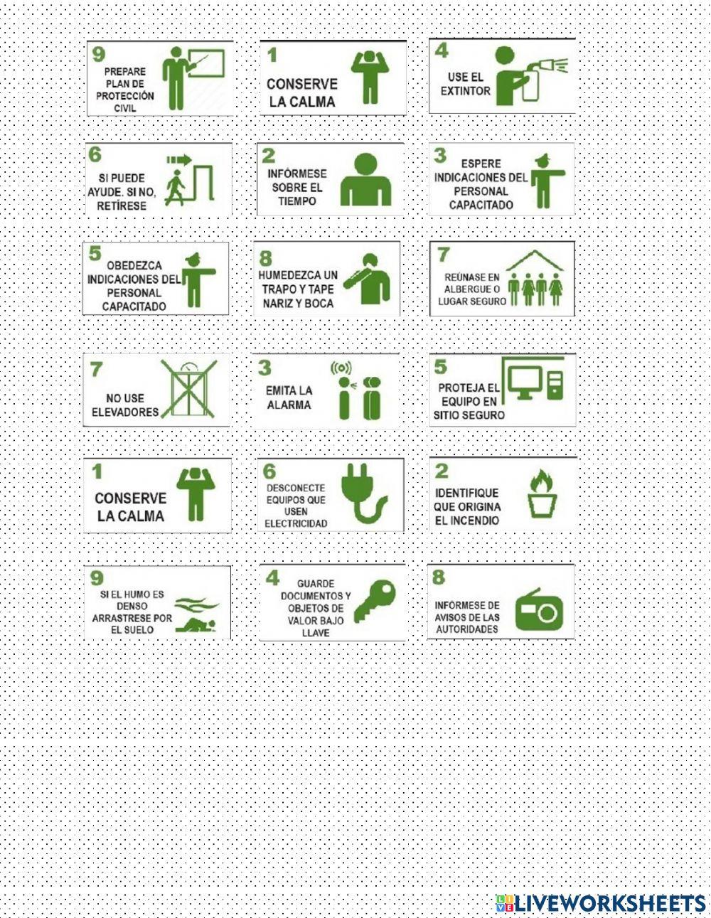 Señalética para prevencion riesgos