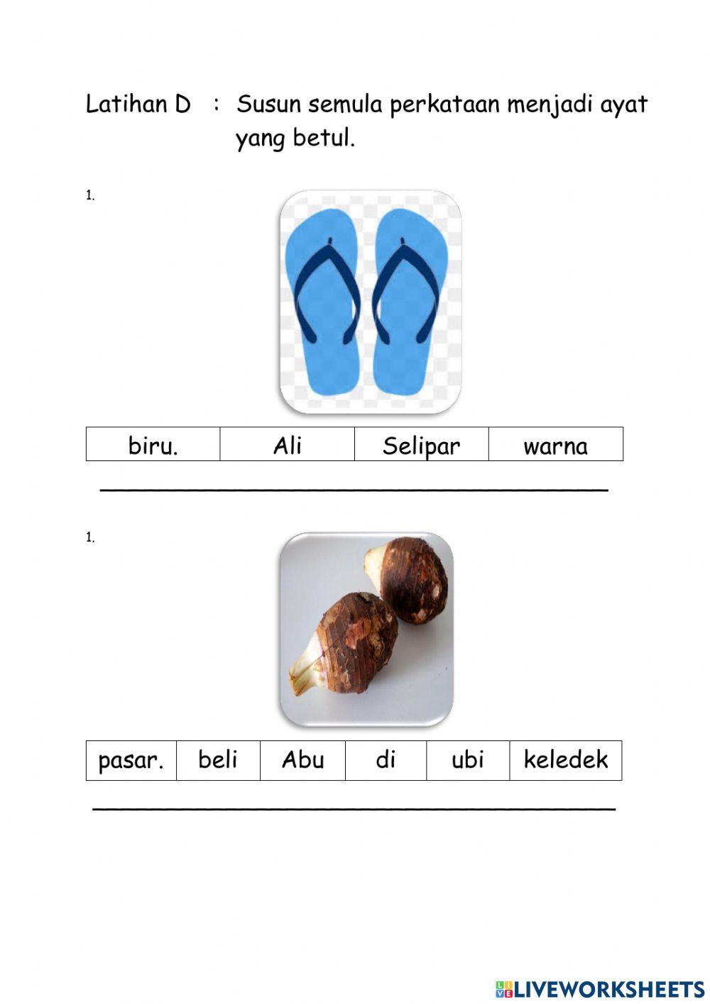 Kemahiran 14: Perkataan KV+KV+KVK