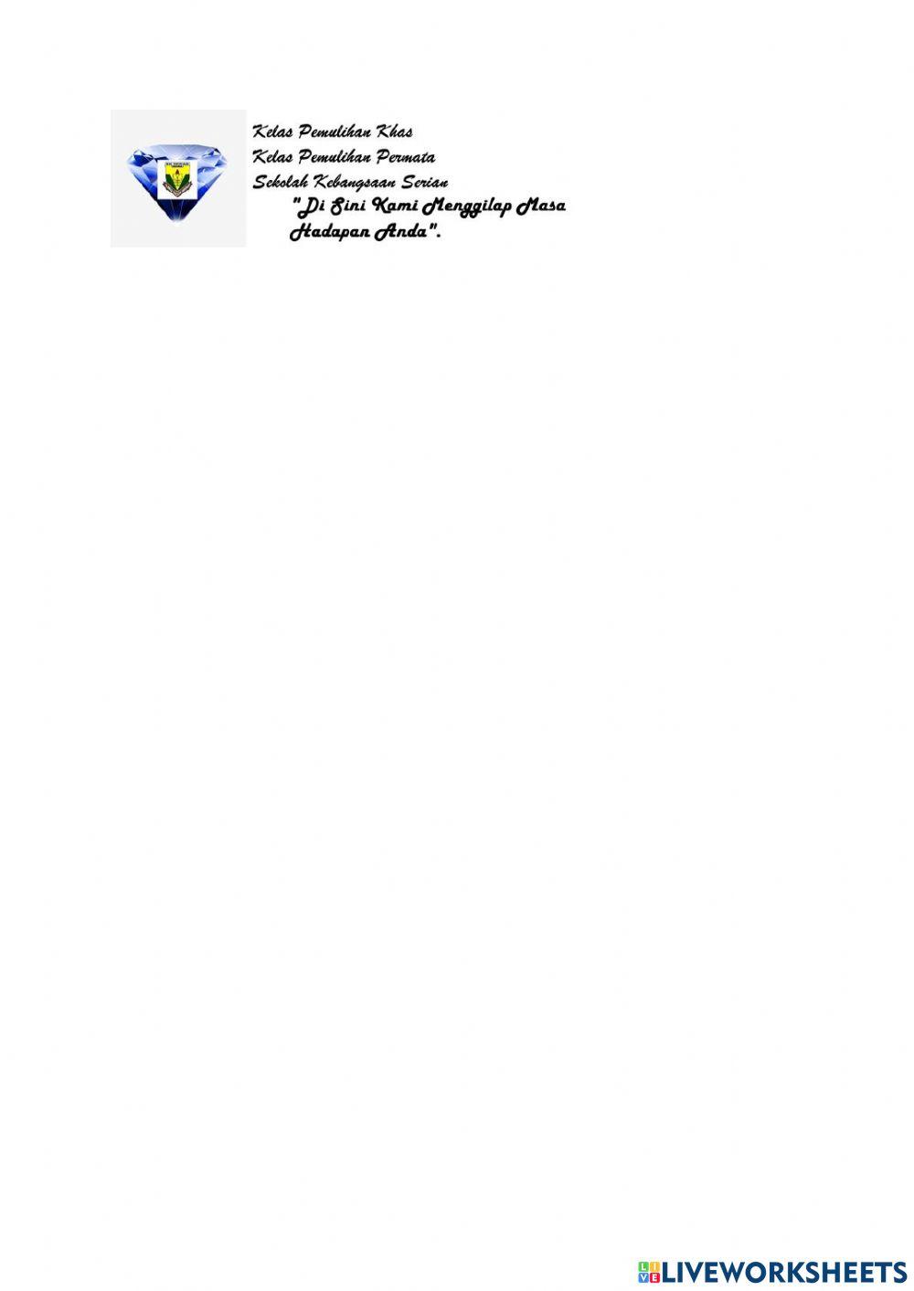 Kemahiran 14: Perkataan KV+KV+KVK