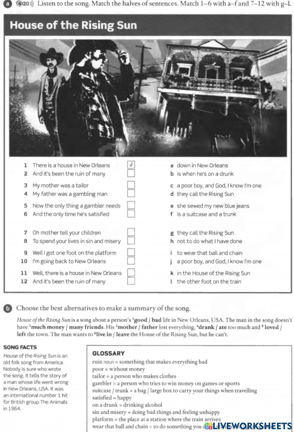 HOUSE OF THE RISING SUN