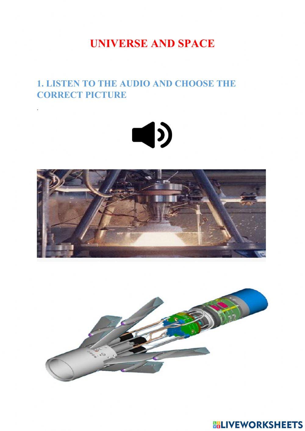 Roket science worksheet | Live Worksheets