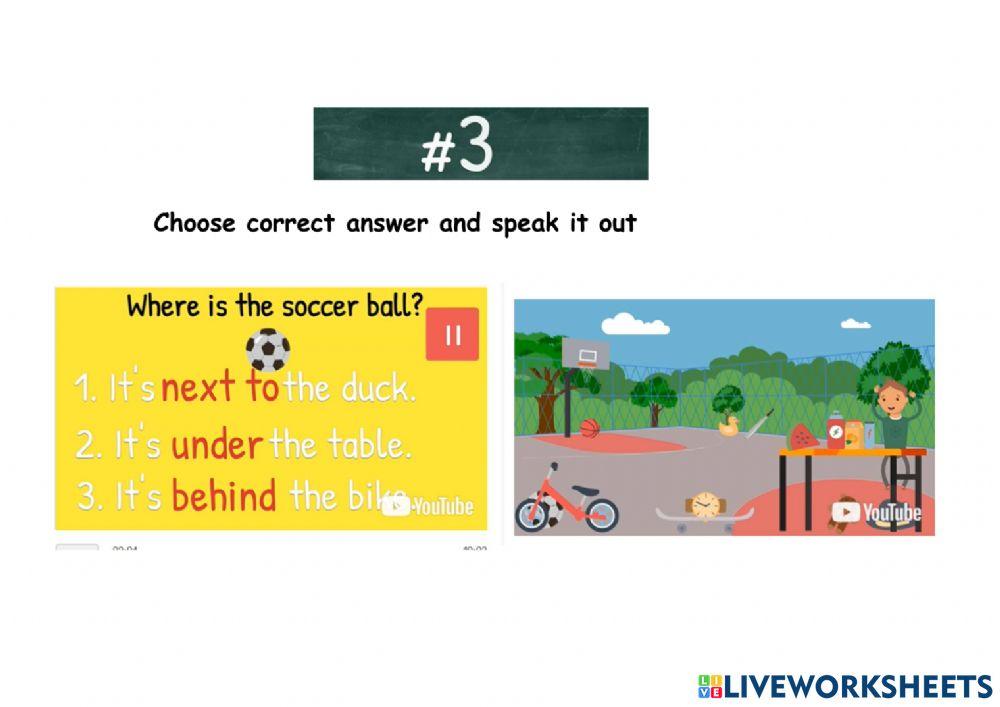 Preposition test
