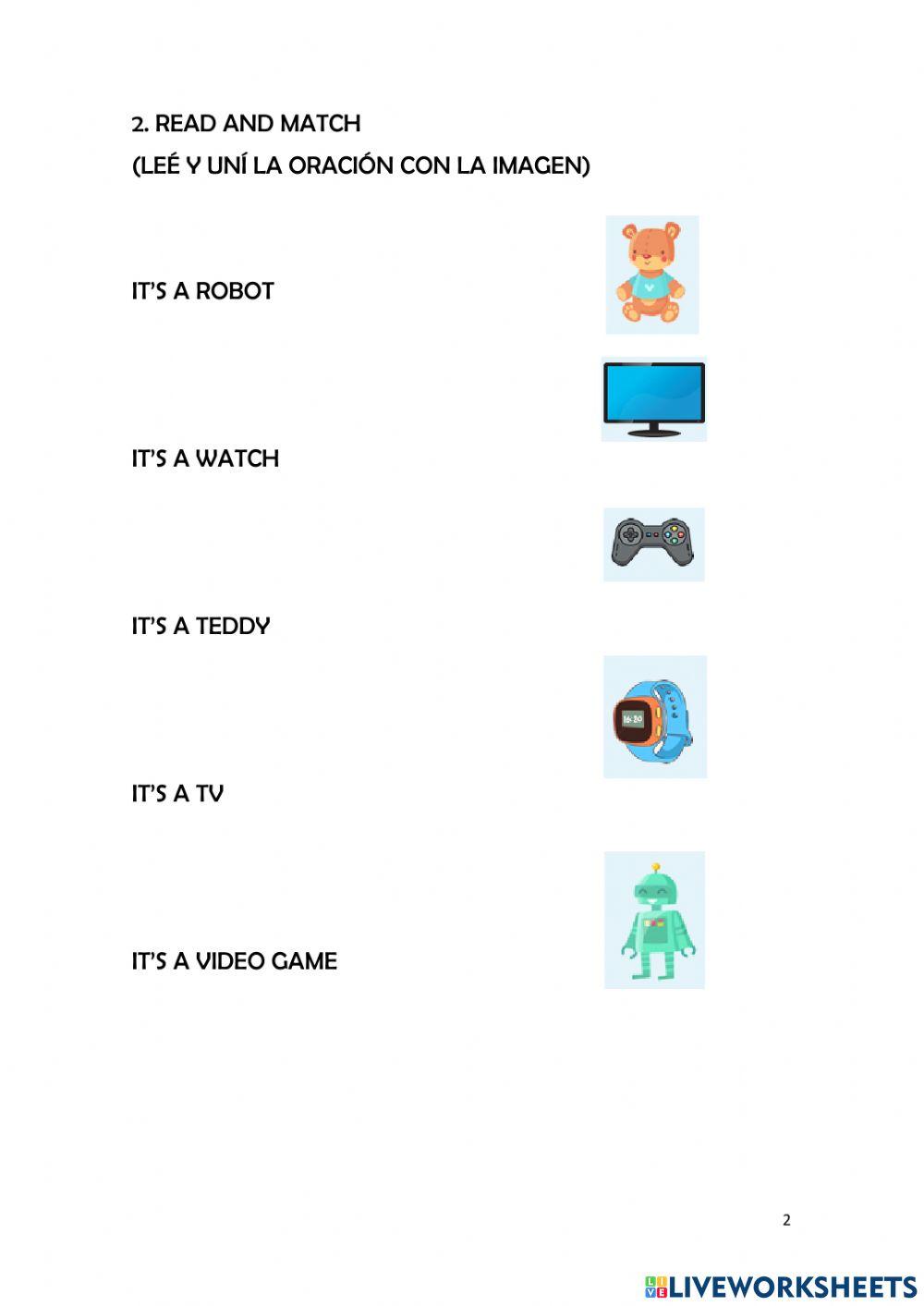 NEA My favourite things Unit 1