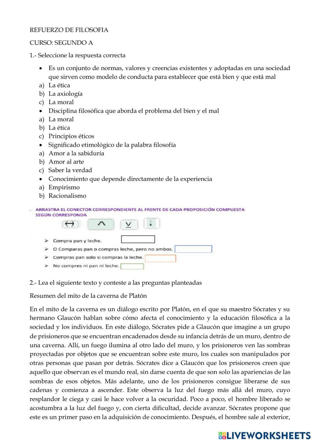 Refuerzo de filosofia