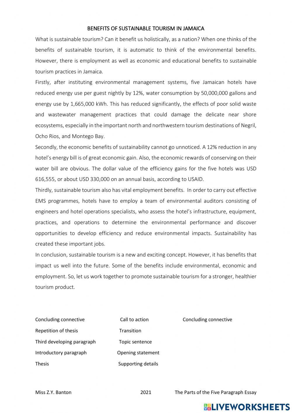 The Five Paragraph Essay