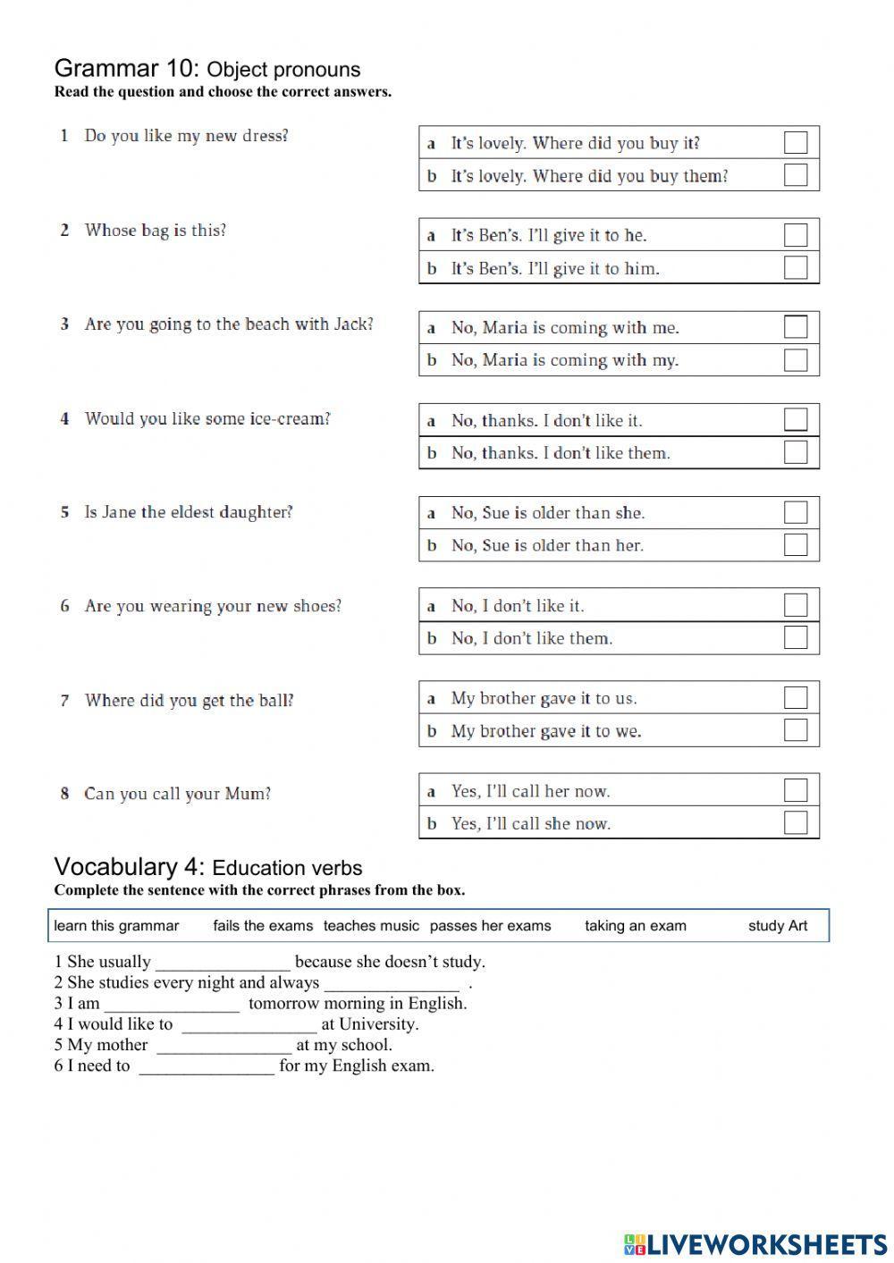 Teens 3 1st Term Review
