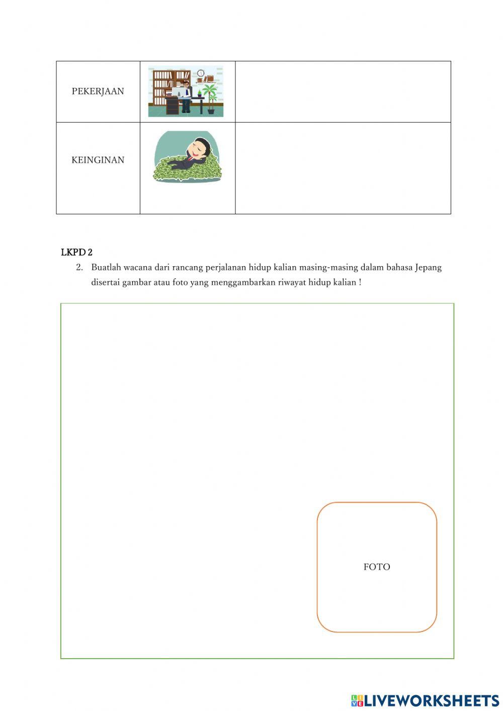 LKPD 3.2 Cita-cita (Shourai)