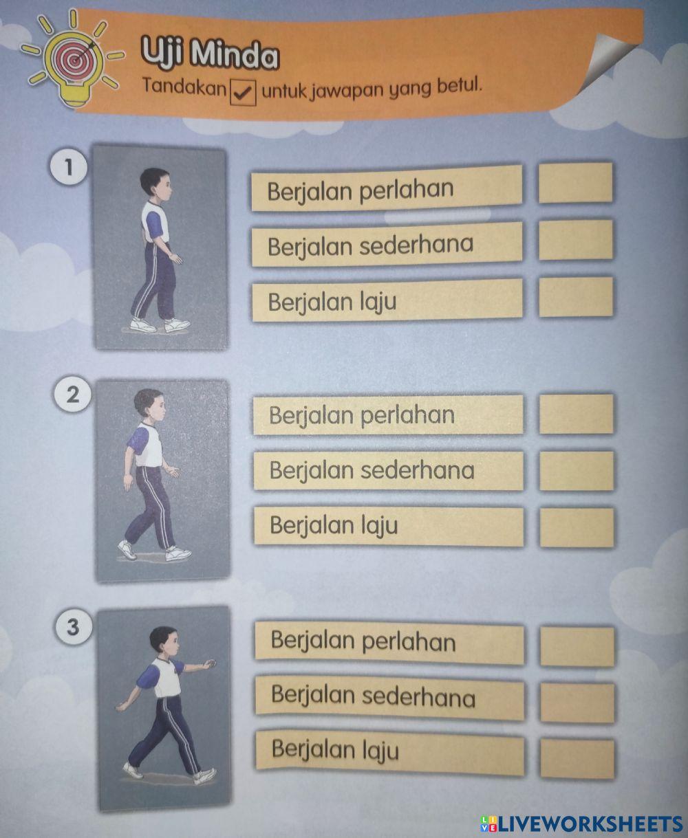 Berjalan sederhana dan laju