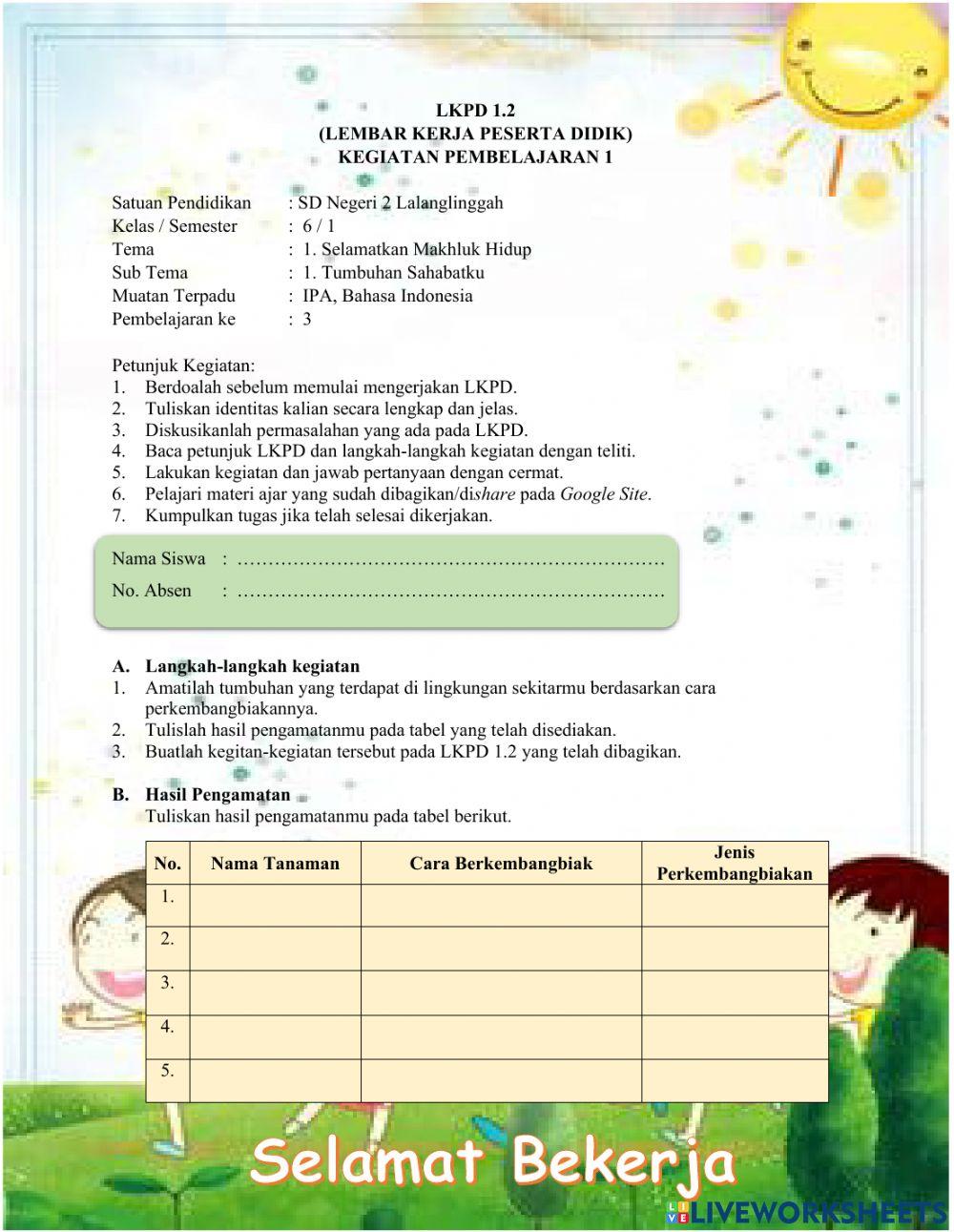 LKPD Rancangan Kegiatan Pembelajaran 1.2