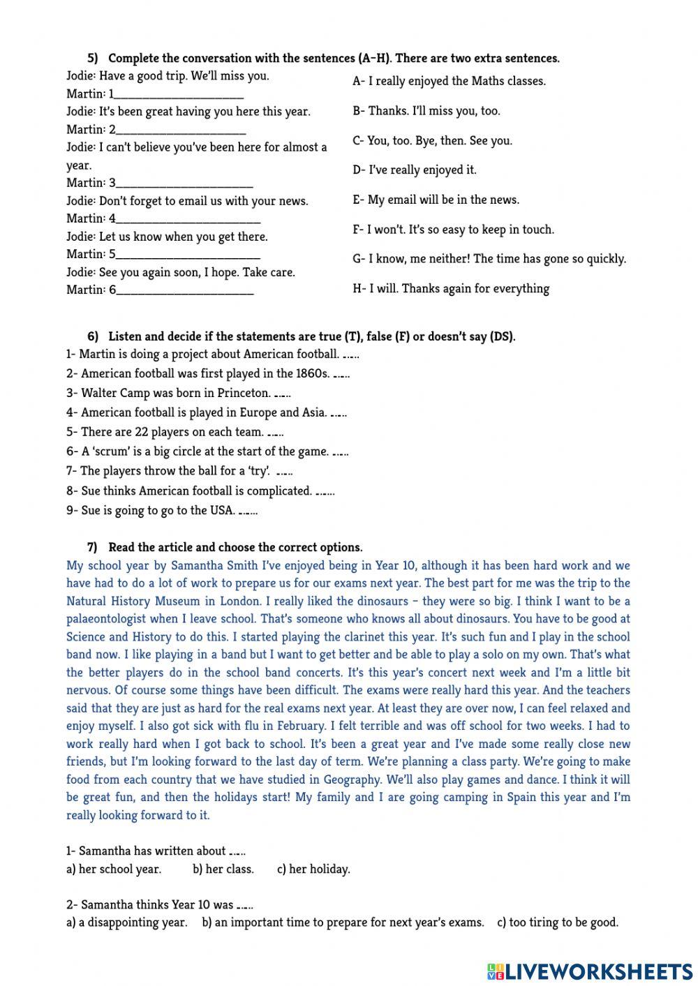 5th Adol Test on Unit 9